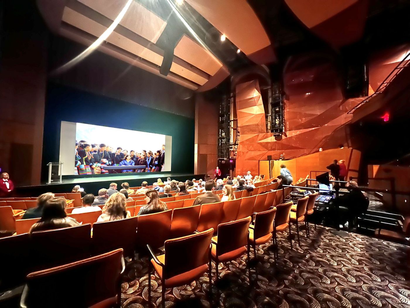 The Girl and Her Piano on screen in the Allen Theatre at the Cleveland International Film Festival, April 2026